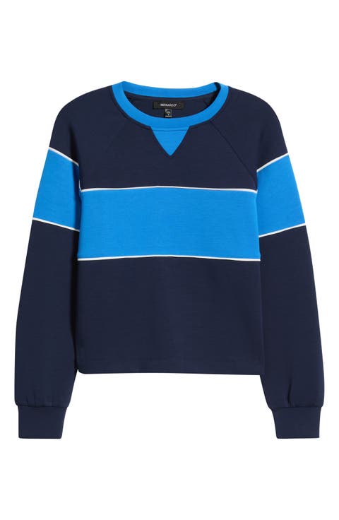 Colorblock Crewneck Sweatshirt