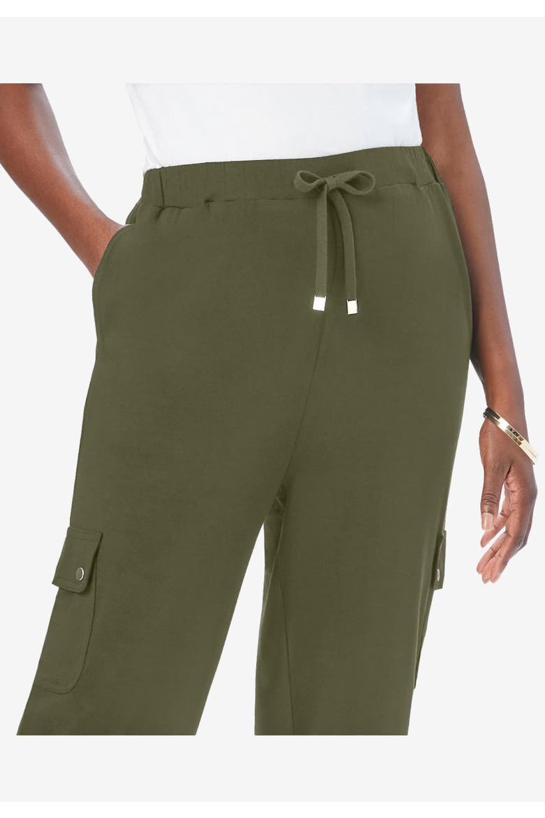 2 Piece Stretch Knit Cargo Set, Alternate, color, DARK SAPPHIRE