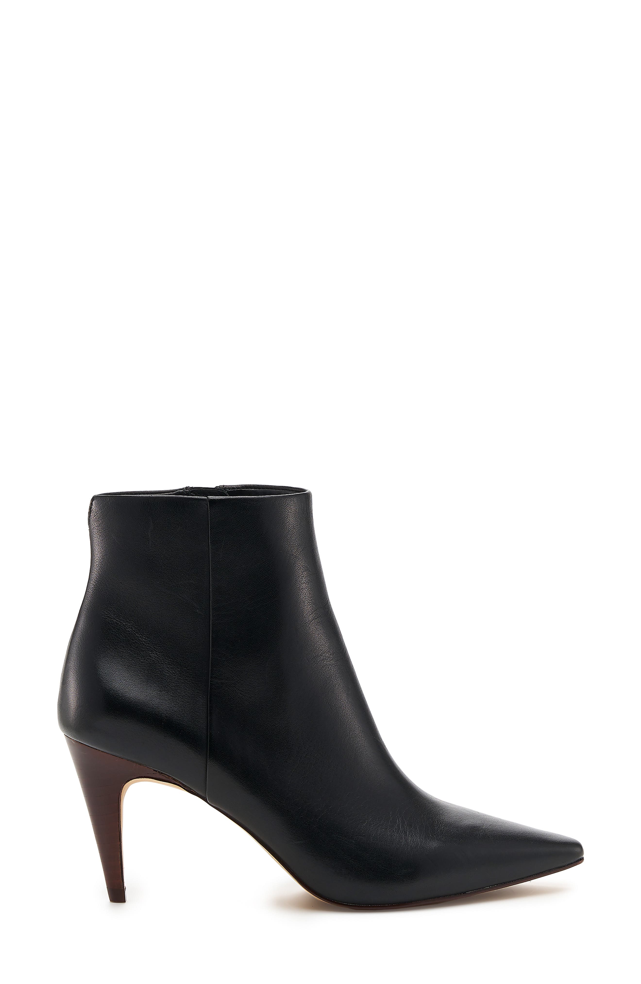 Teagan Bootie, Alternate, color, BLACK/ BLACK LEATHER