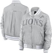 FANATICS Women's Fanatics Gray Detroit Lions Elements Wave Full-Snap Jacket