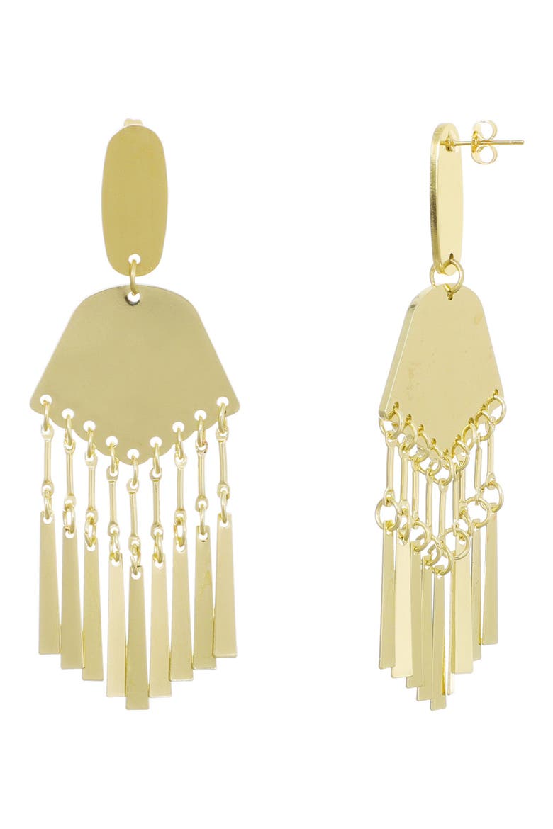 Statement Drop Earrings, Main, color, GOLD