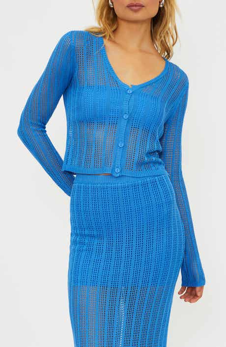 Beach Riot Hani Open Stitch Cardigan