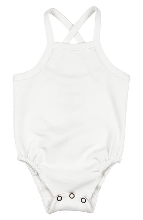 Crisscross Strap Organic Cotton Bodysuit (Baby)