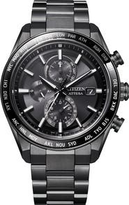Citizen ATTESA Atomic Timekeeping Chronograph Super Titanium™ Bracelet Watch, 42mm