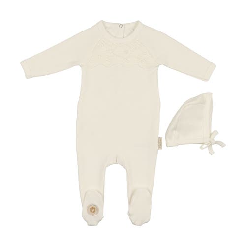 Shop Mon Tresor Bebe Look Of Lace Gift Set In Ivory