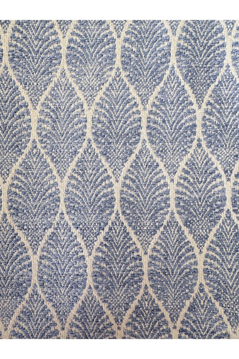 Summer Flora Indoor Outdoor Pillow, Alternate, color, Indigo