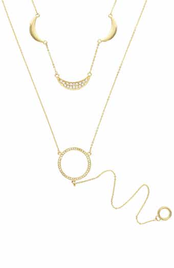 Meira Crystal Layered Necklace