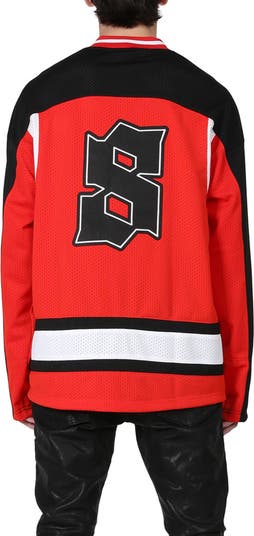 Team Long Sleeve Mesh Hockey Jersey