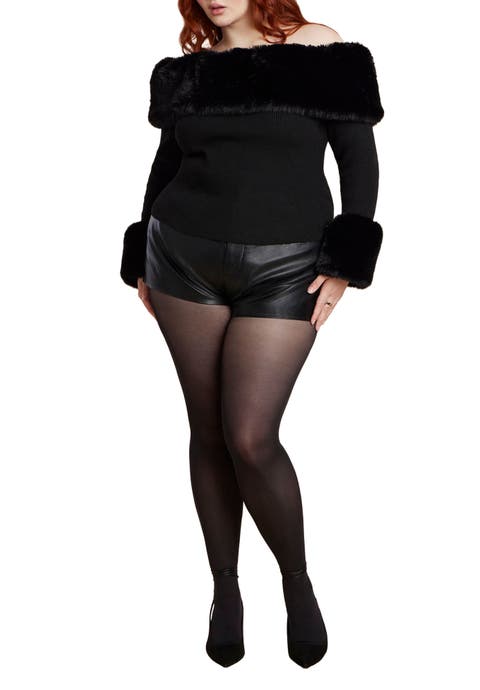 Mini Faux Leather Short (Plus Available)