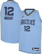 Jordan Brand Youth Jordan Brand Ja Morant Light Blue Memphis Grizzlies Swingman Jersey - Statement Edition