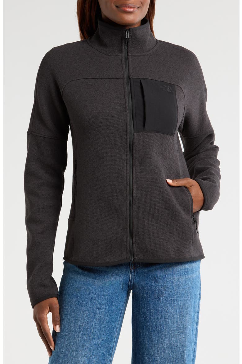 Front Range Fleece Jacket, Alternate, color, TNF BLACK HEATHER