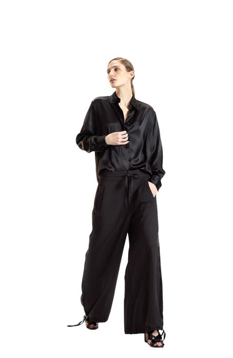 Silk Button Up Shirt