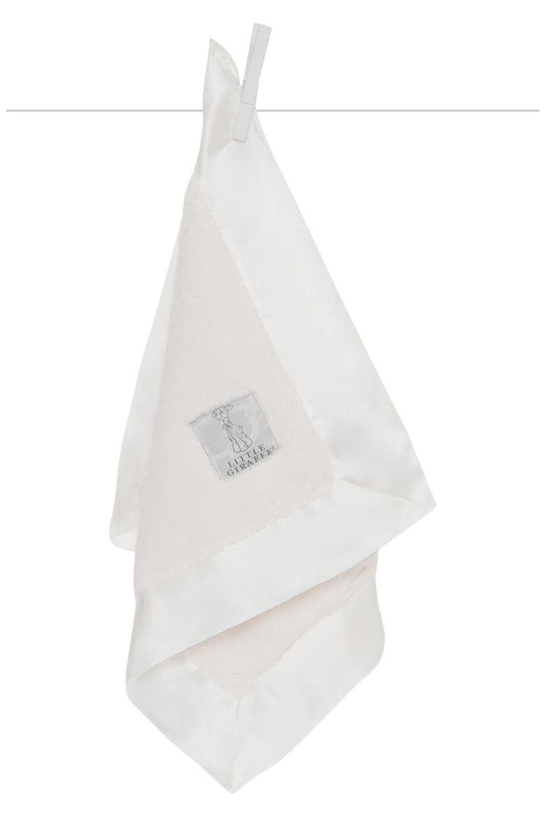 Luxe Faux Fur Blankie, Main, color, CREAM