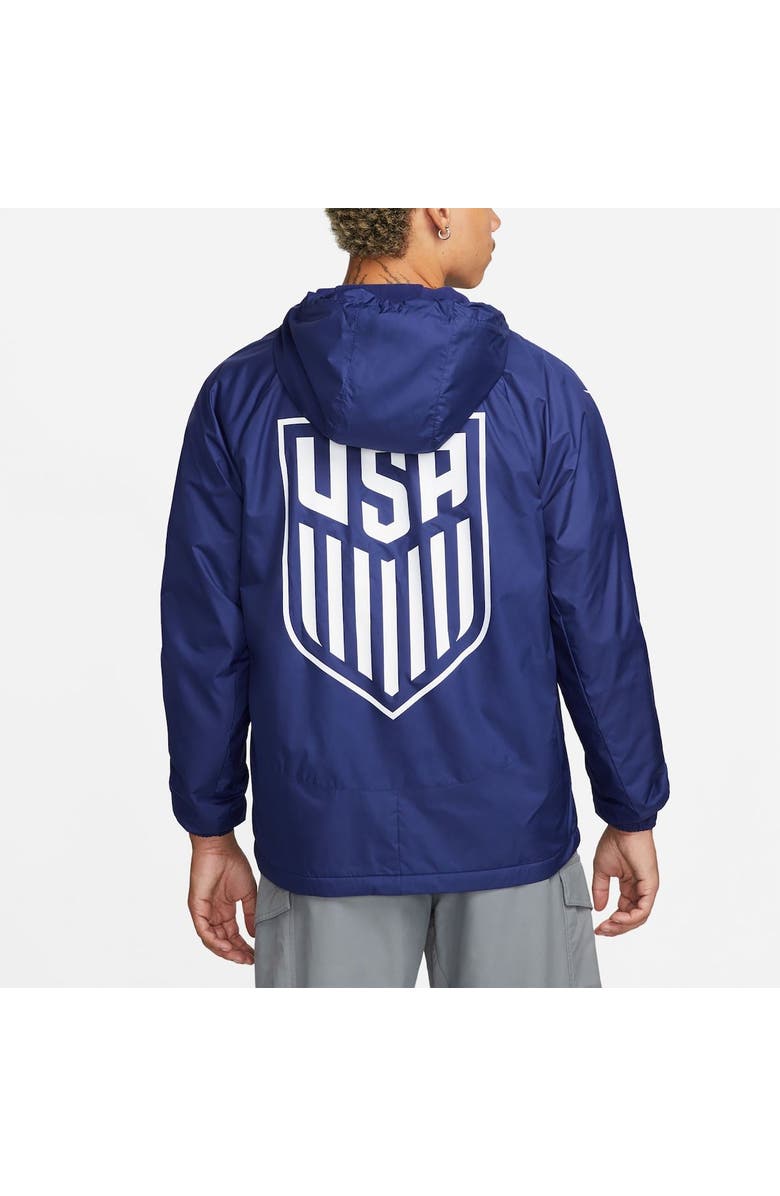 Nike Men's Nike Navy USMNT Strike Anthem Full-Zip Hoodie Jacket, Alternate, color,