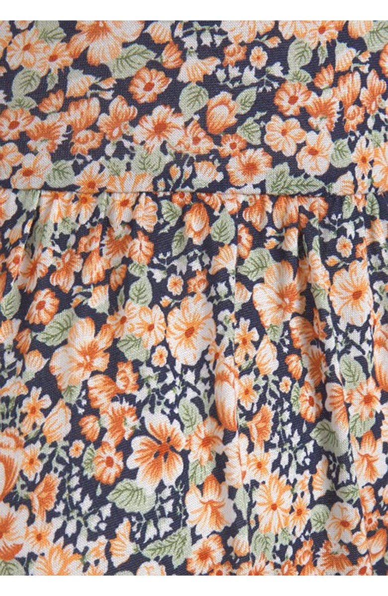 LASCANA Women's V-Neck Flounce Dress, Alternate, color, Multi