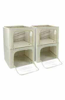 4-Pack Jumbo Foldable Storage Boxes