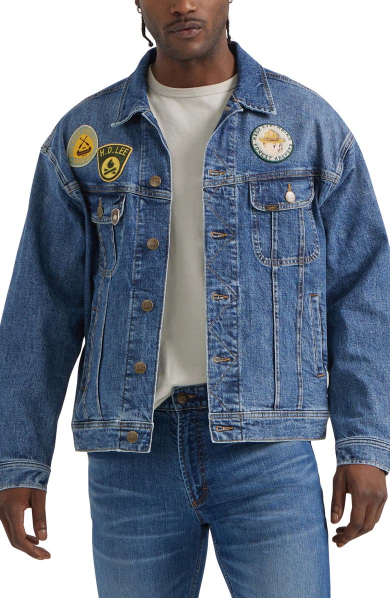 Lee Camp Rider Denim Jacket, Main, color, 