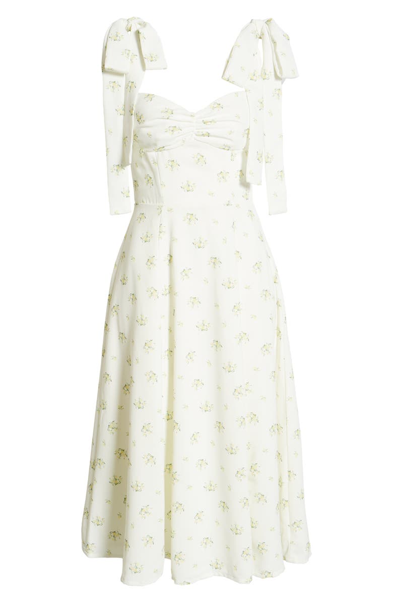 HOUSE OF CB Alicia Floral Midi Dress, Alternate, color,
