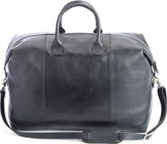 ROYCE New York Personalized Weekend Leather Duffle Bag