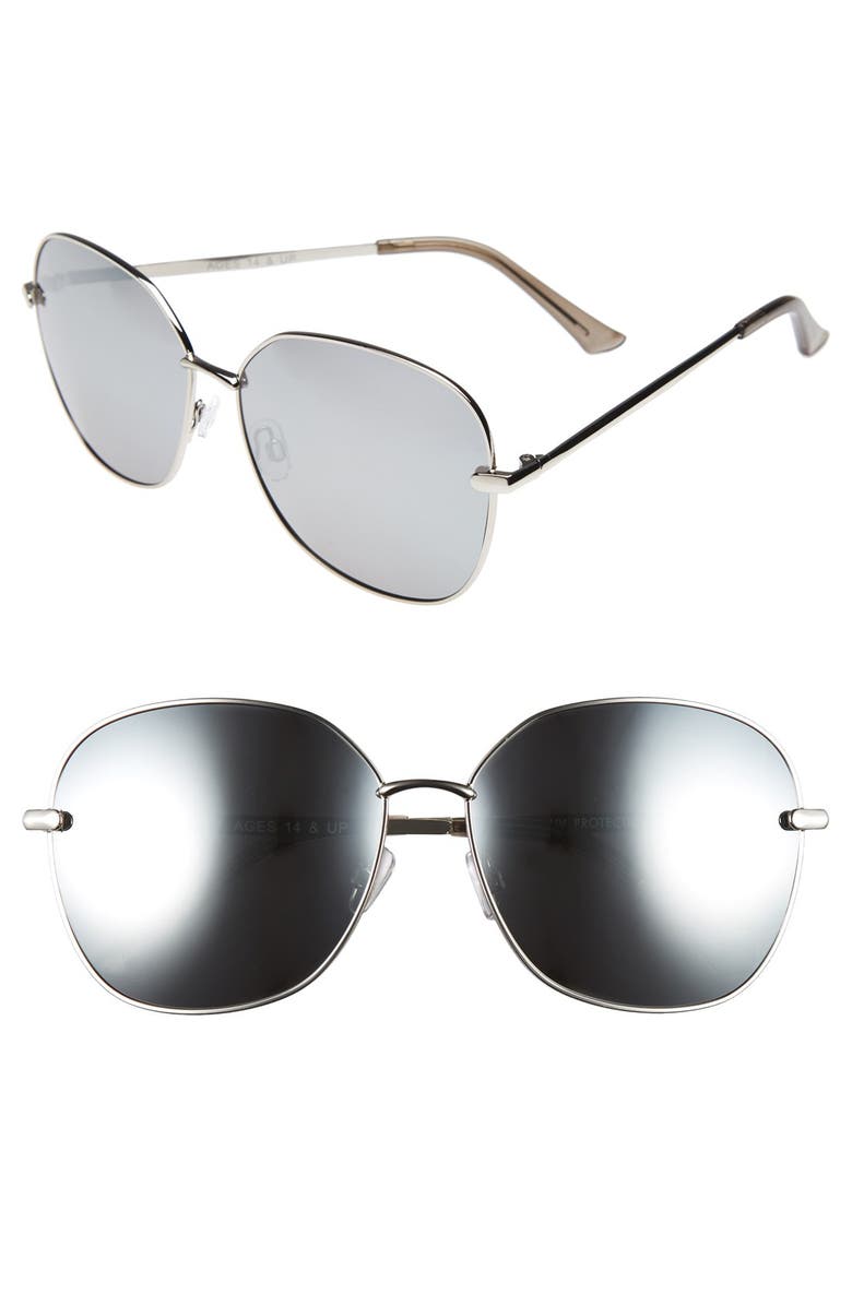 FantasEyes Fantas Eyes 'Highball' 63mm Square Sunglasses, Main, color,