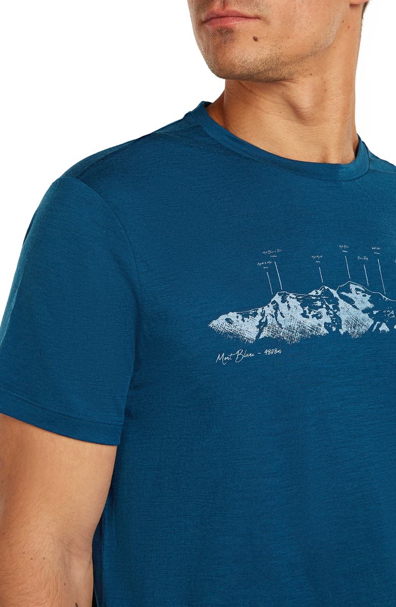 Icebreaker Merino 150 Tech Lite Graphic T-Shirt, Alternate, color, Atlantis