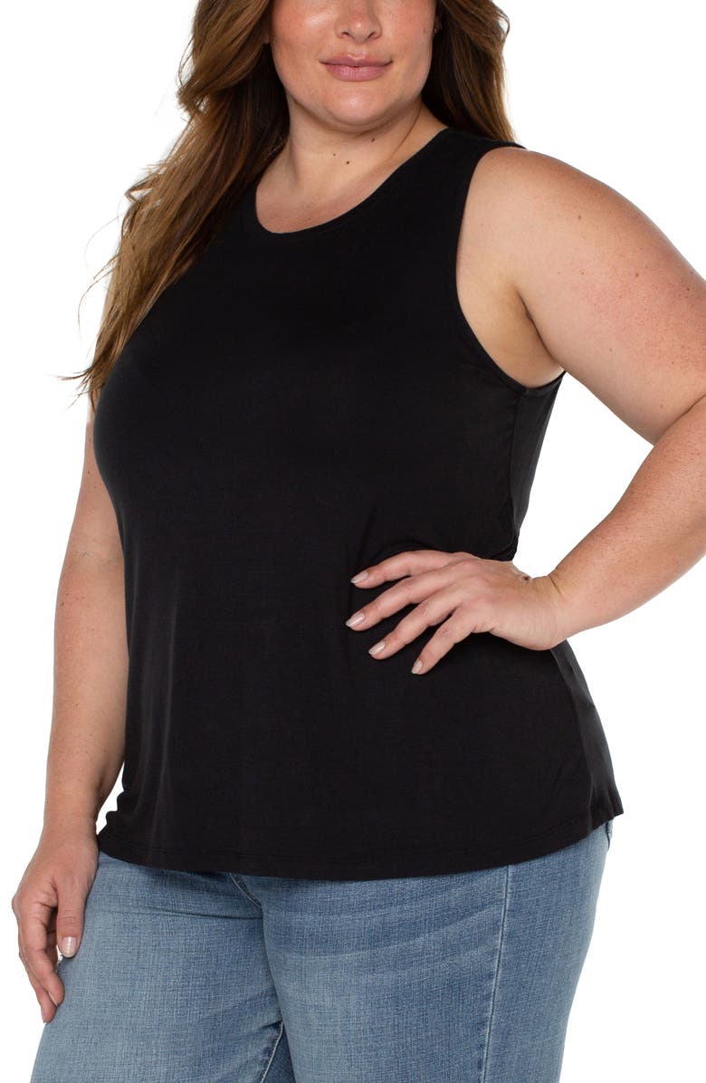 Liverpool Los Angeles Scoop Neck Jersey Tank, Alternate, color, 