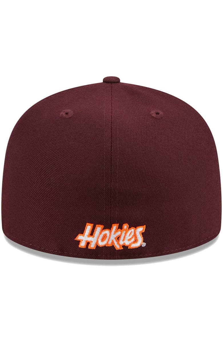 New Era Men's New Era Maroon Virginia Tech Hokies 59FIFTY Fitted Hat, Alternate, color, Maroon