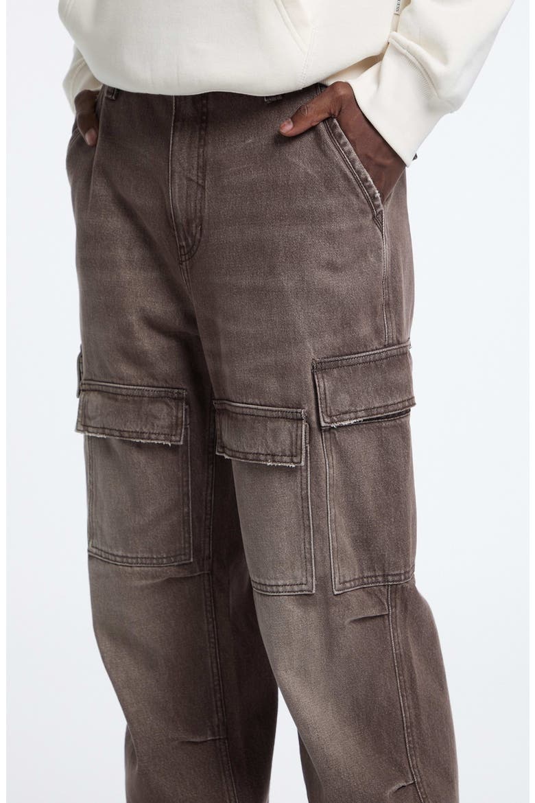 Go Straight Leg Cargo Jeans, Alternate, color, GOWN-DARK