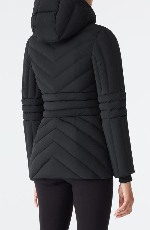 Mackage Nadia-sh Quilted Shearling Jacket In Black