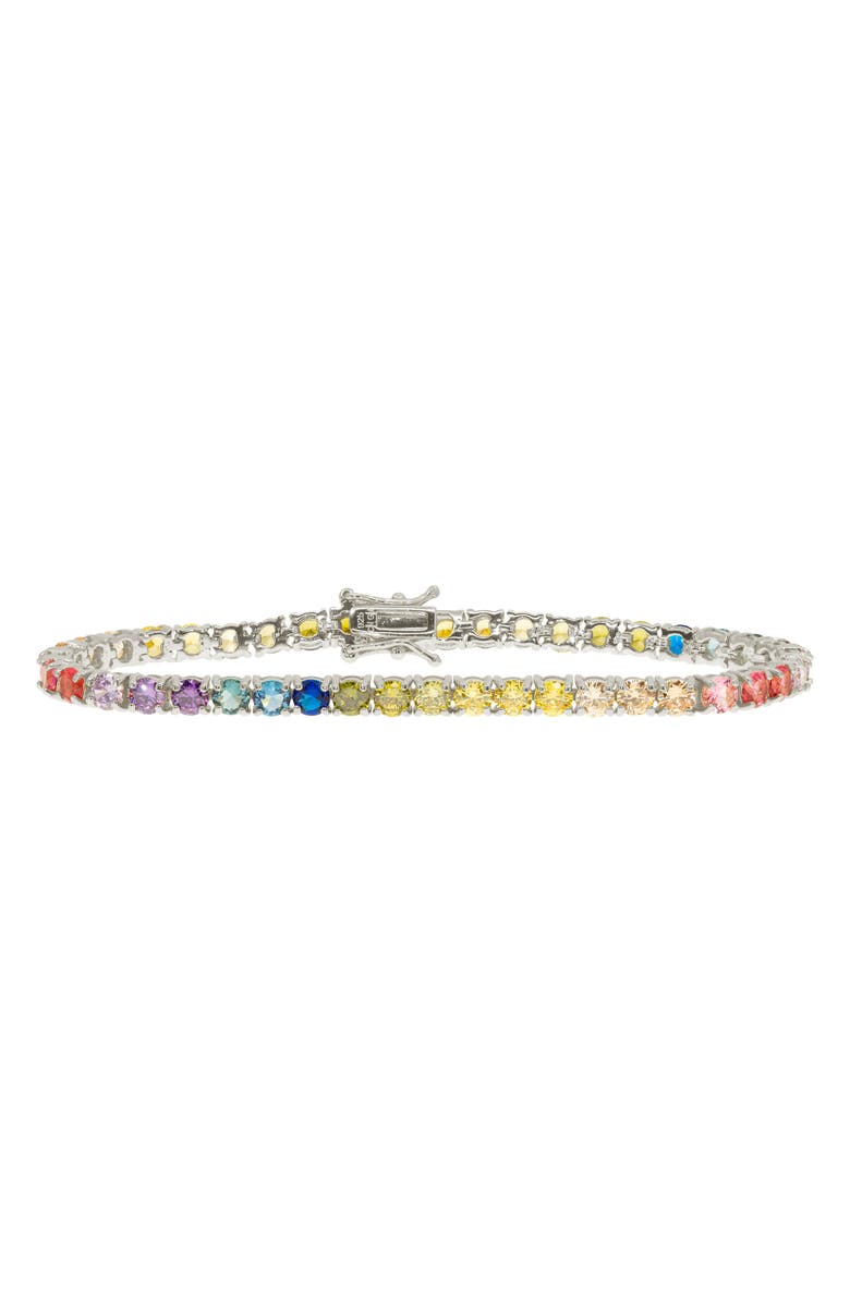 RAGEN Jewels Rainbow Tennis Bracelet, Main, color, 