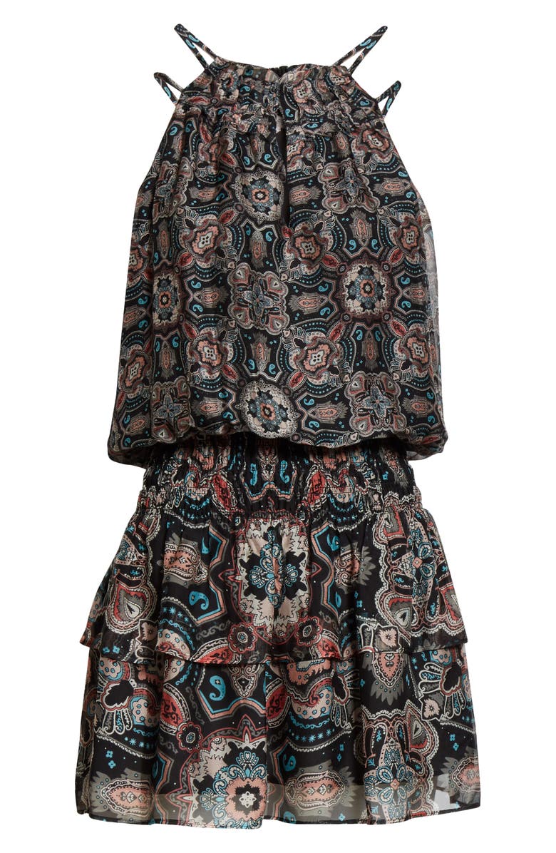Ramy Brook Brady Paisley Halter Dress, Alternate, color, 
