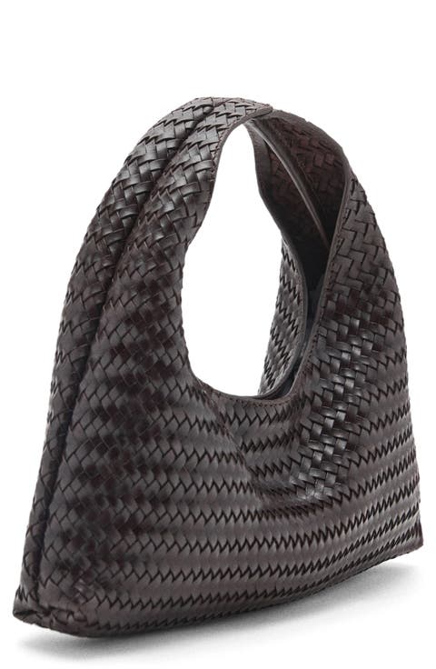 Braided Leather Handbag