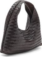 MANGO Braided Leather Handbag