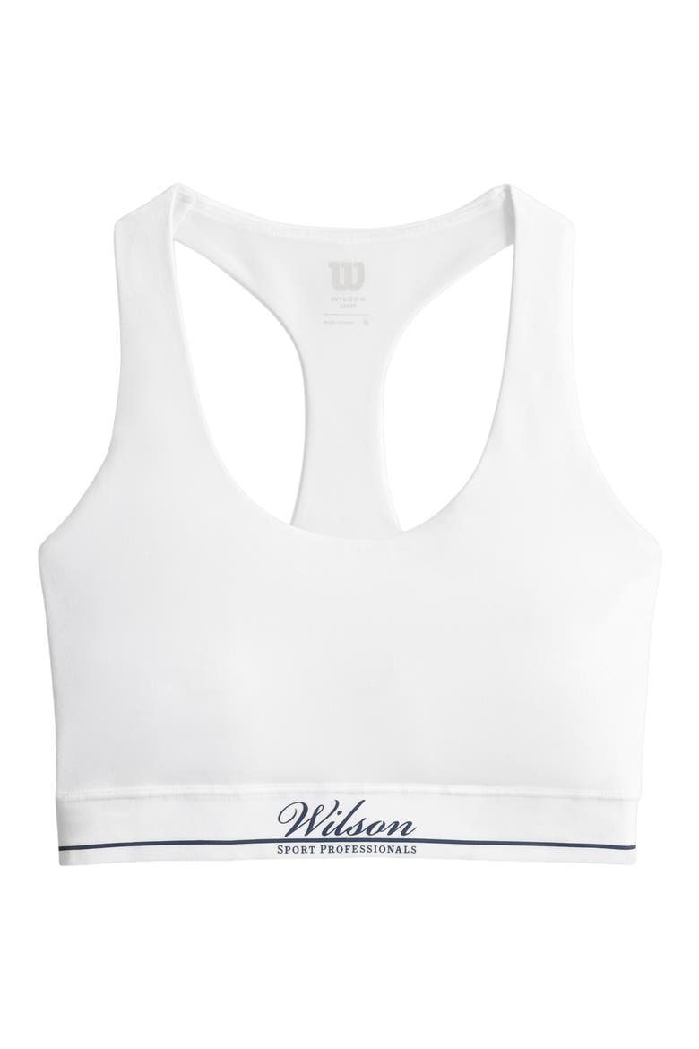 Doubles Racerback Medium Impact Sports Bra, Alternate, color, BRIGHT WHITE