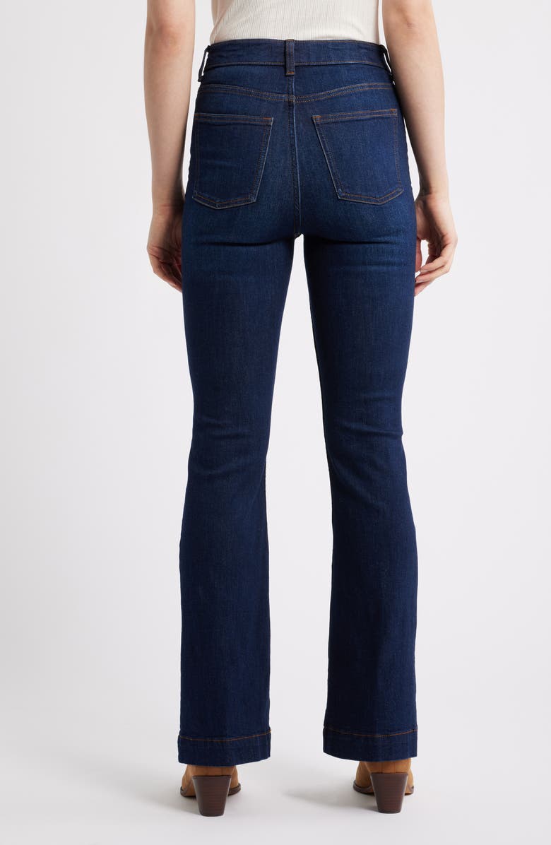 SPANX<sup>®</sup> SPANXsculpt<sup>™</sup> ReDefine High Waist Flare Leg Jeans, Alternate, color, Dark Indigo