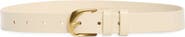 FRAME Twist Buckle Leather Belt