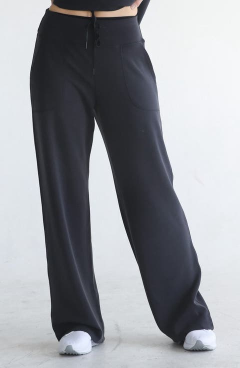 Lyah Softstreme High-Waisted Wide-Legged Pants