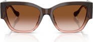 Versace 55mm Cat Eye Sunglasses