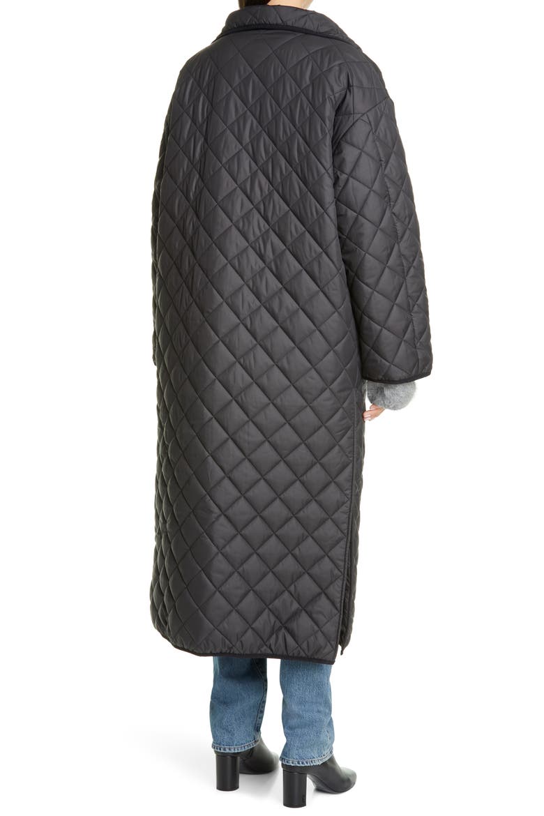 Annecy Padded Coat, Alternate, color, BLACK