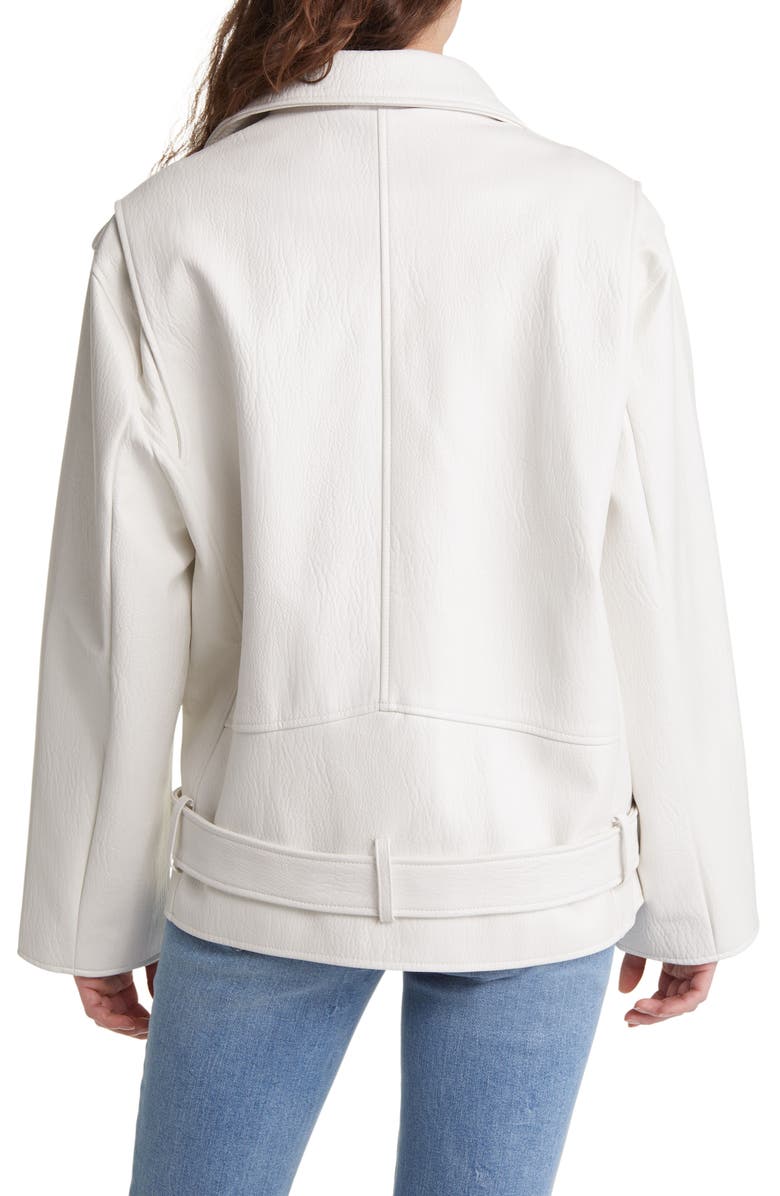 BLANKNYC Boyfriend Faux Leather Moto Jacket, Alternate, color, 