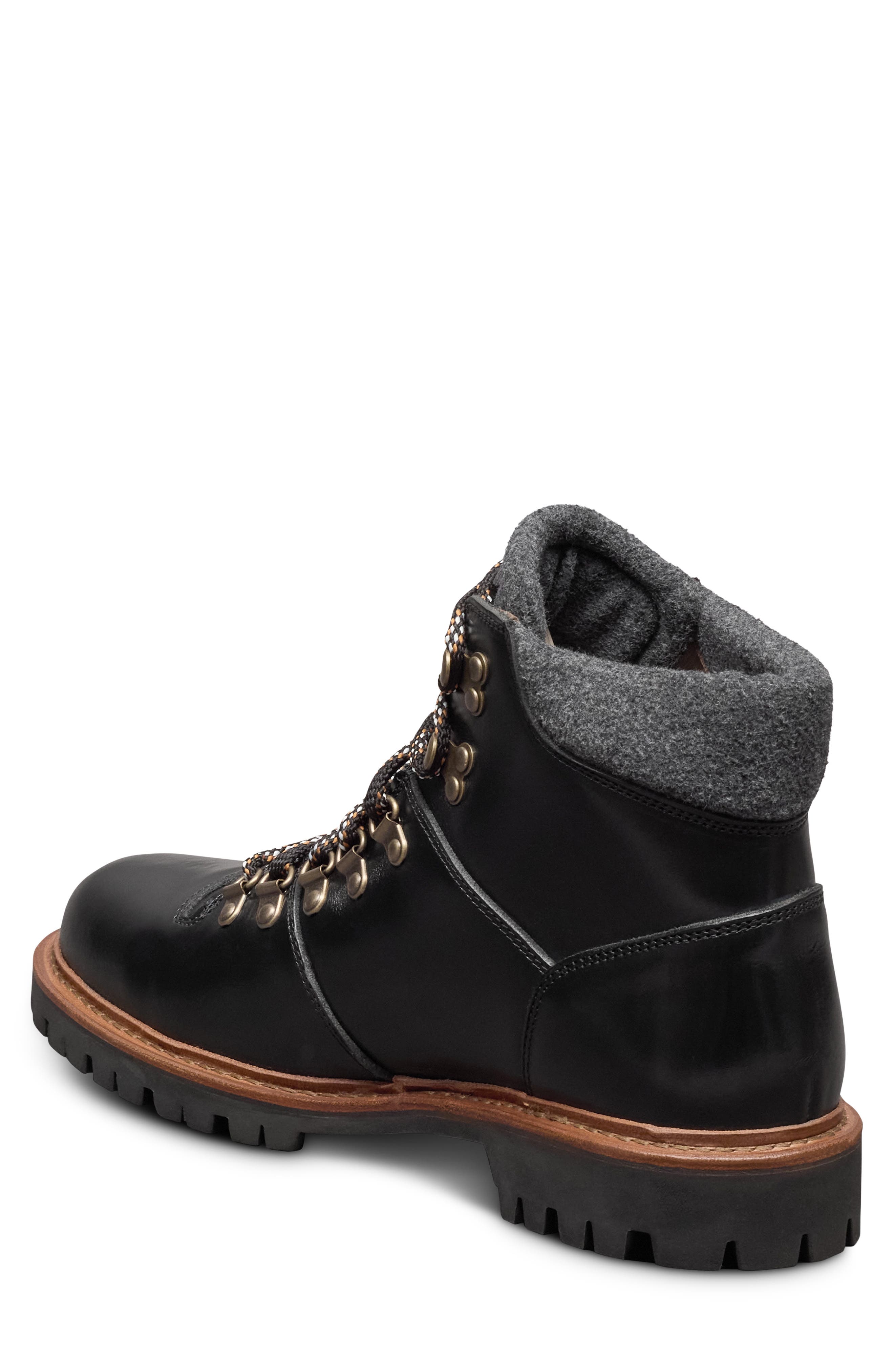 Whistler Waterproof Leather Boot, Alternate, color, BLACK