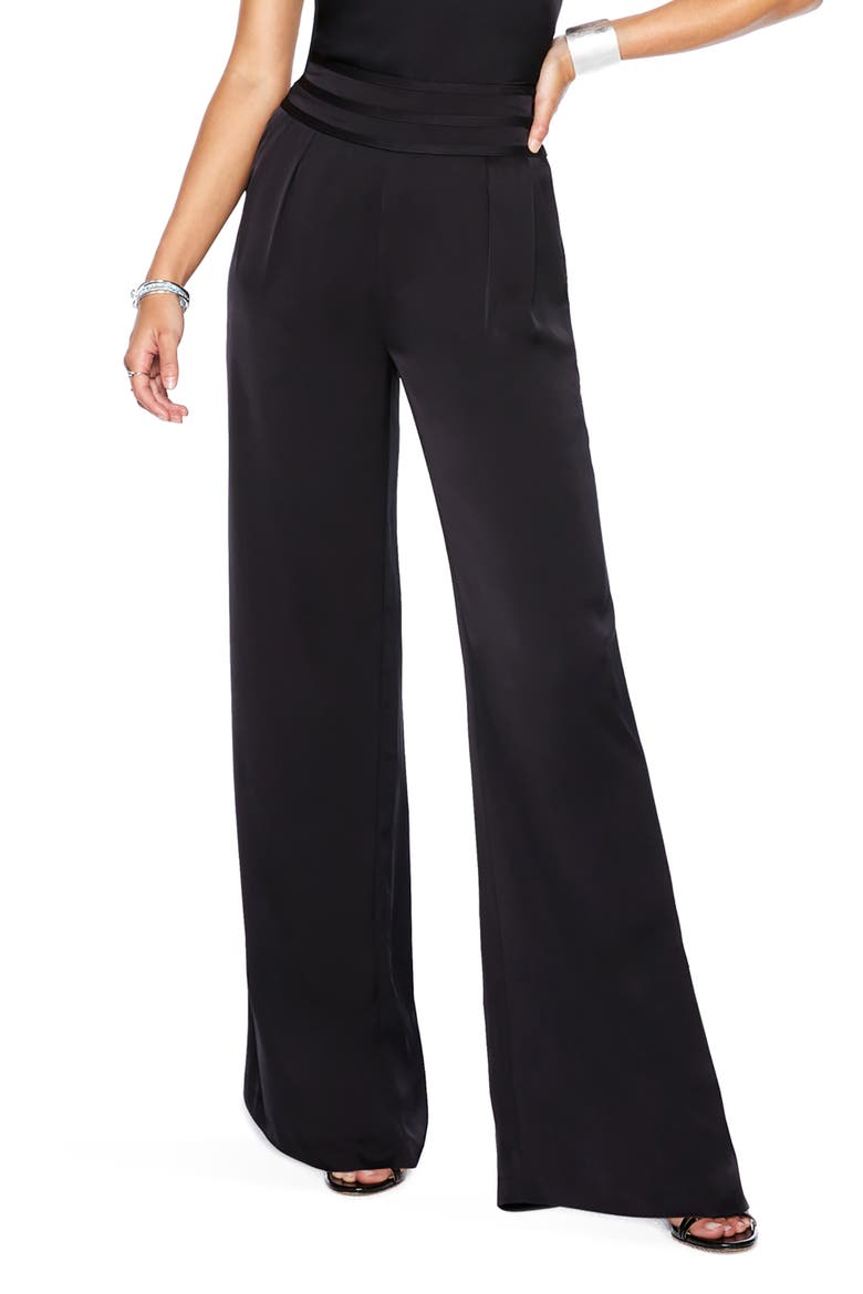 Wide Leg Pants, Main, color, BLACK