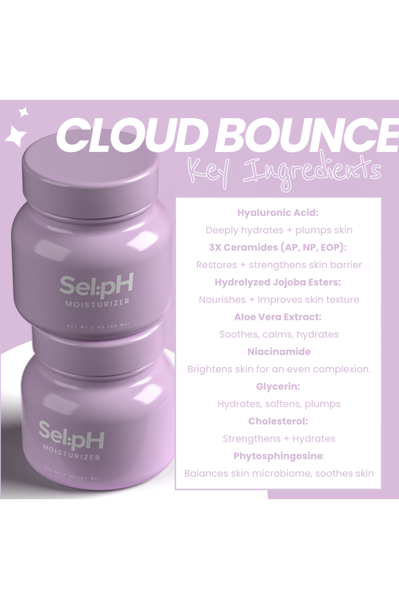 Cloud Bounce Moisturizer with Hyaluronic Acid + 3X Ceramides + Jojoba, Alternate, color, None