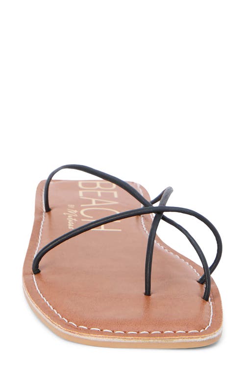 Beach By Matisse Coastline Slide Sandal In Black