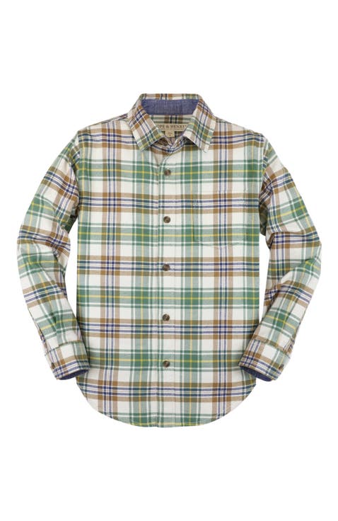 Boys' Organic Flannel Shirt, Kids