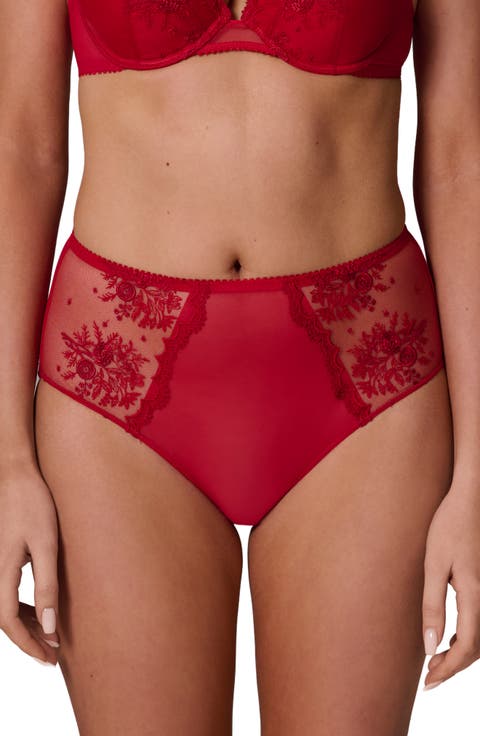 Intrigue Floral Embroidered Briefs