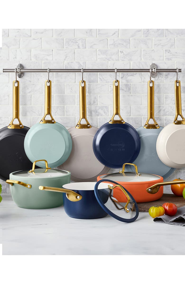 GreenPan Reserve Pro 10-Piece Ceramic Nonstick Cookware Set, Alternate, color, Black