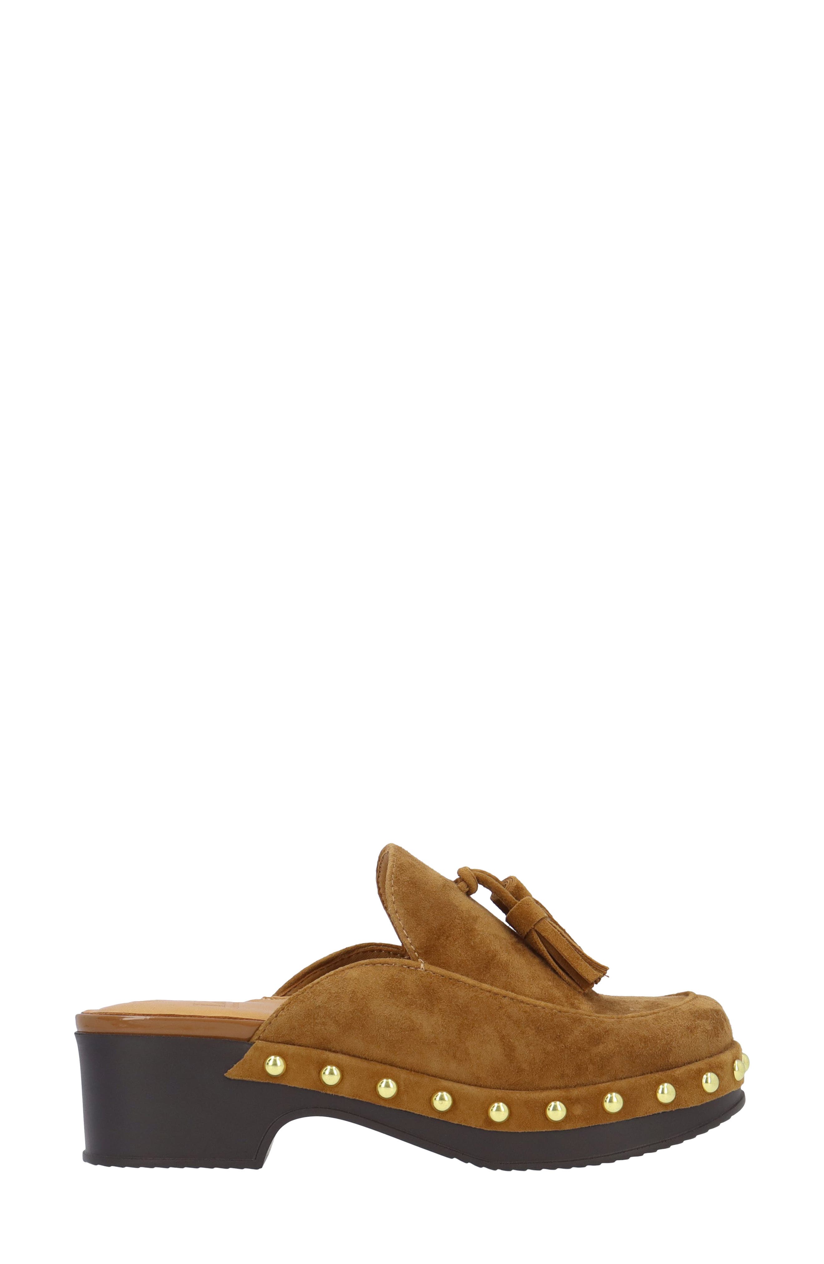 Gracen Platform Loafer Mule, Alternate, color, COFFEE
