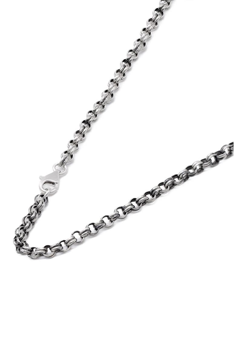Men's Silver Maille Chain Necklace, Alternate, color, SILVER