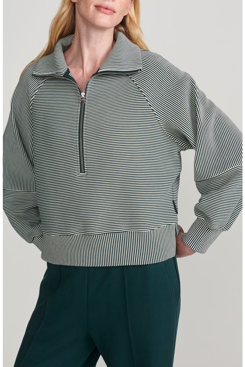 Milano Half-Zip Sweatshirt, Main, color, PONDEROSA PINE / PRISTINE